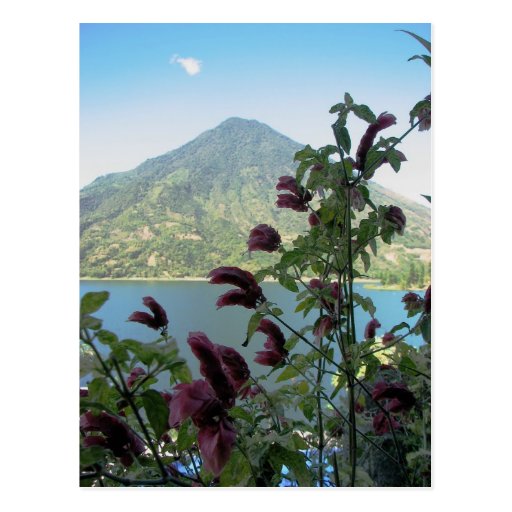 View from Santiago Atitlan, Guatemala Post Card