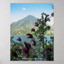 View from Santiago Atitlan, Guatemala posters