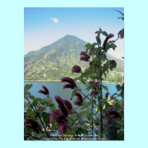 View from Santiago Atitlan, Guatemala posters