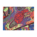 "View From Space Ship" Abstract postcards