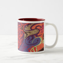 View from Spaceship, Abstract Art Mug
