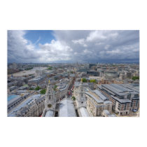 View from St Pauls Cathedral across London England posters by holtphoto View from St Pauls Cathedral across London England posters