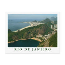 "View from Sugarloaf, Rio de Janeiro" postcard