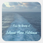 View from the Aft Bookplates Square Stickers