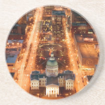View from the Arch Drink Coasters