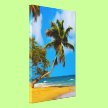 View From The Beach Stretched Canvas Print canvas prints