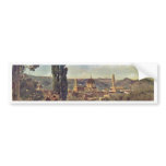 View From The Boboli Gardens In Florence / Italian Bumper Stickers