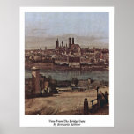 View From The Bridge Gate By Bernardo Bellotto Print