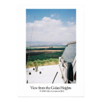 View from the Golan Heights posters