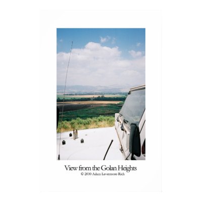 View from the Golan Heights Poster by alrich