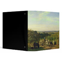 View from the Hilltops of Suresnes 3 Ring Binder