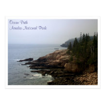 View from the Ocean Path Post Card