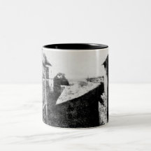 View from the Window at Le Gras, first photograph Coffee Mug