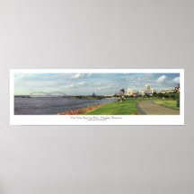 View From Tom Lee Park - Memphis, TN Print
