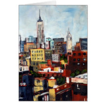 View from Varick Street Greeting Cards