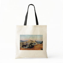 View From Villeneuve-Les-Avignon The Fort Saint-An Tote Bag