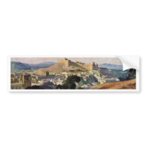 View From Villeneuve-Les-Avignon The Fort Saint-An Bumper Sticker