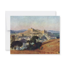 View From Villeneuve-Les-Avignon The Fort Saint-An Personalized Invite