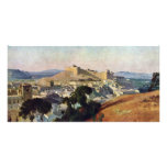 View From Villeneuve-Les-Avignon The Fort Saint-An Customized Photo Card