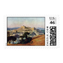 View From Villeneuve-Les-Avignon The Fort Saint-An Stamp