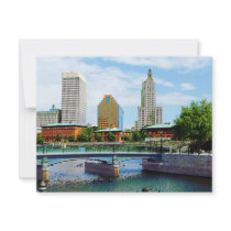 View from Waterplace Park, Providence, RI Invite