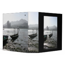 View from Zhuwei towards Luzhou, Taiwan 3 Ring Binder