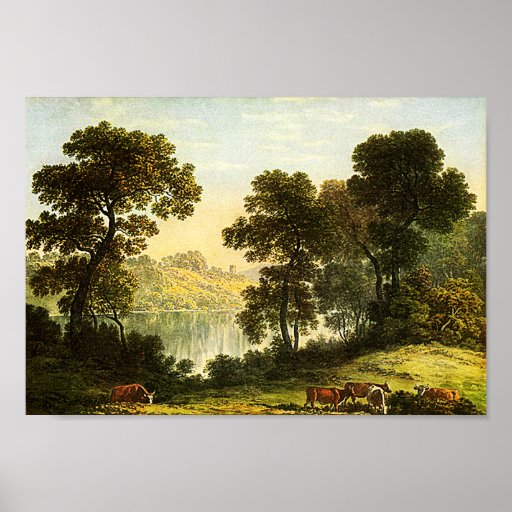 View in North Wales Watercolor Painting Art Print!