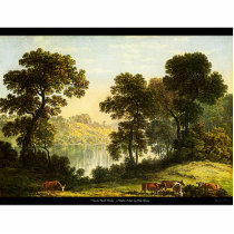 View In North Wales Watercolor Painting Sculpture! photo sculptures
