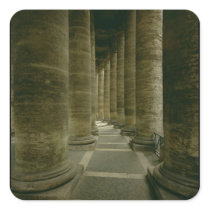 View inside the colonnade stickers