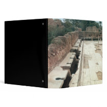 View of a communal lavatory binders