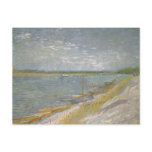 View of a River w Rowing Boats by Vincent van Gogh Post Card