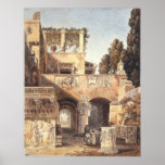 View of a Roman house 1792 posters