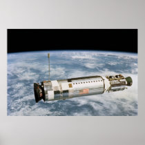 View of Agena Target Vehicle from Gemini 12 Poster