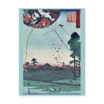 View of Akiba of Enshu by Utagawa,Hiroshige Post Card
