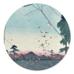 View of Akiba of Enshu by Utagawa,Hiroshige stickers