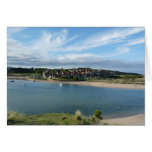 "View of Alnmouth from Hill" Card