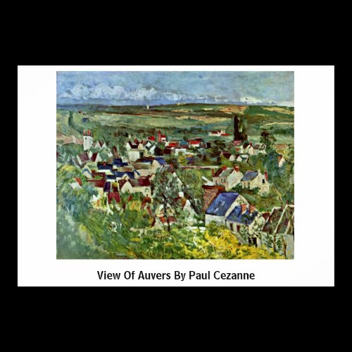 View Of Auvers By Paul Cezanne Print