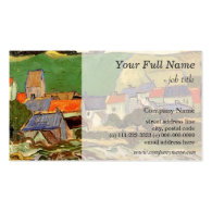 View of Auvers by Vincent van Gogh. Business Cards