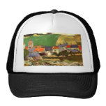 View of Auvers Vincent van Gogh Mesh Hats