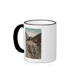 View of Box Canon Train Coffee Mugs
