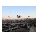 View of Cappadocia from the air ballon Post Card