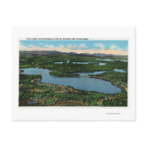 View of Chapel Pond Road near Keene Valley Postcard