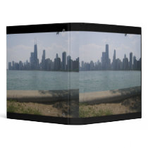 View of Chicago from Lake Michigan binders by allthingsnatural View of Chicago from Lake Michigan binders