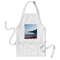 View of Dead Sea from north side, Israel Apron