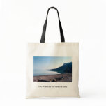 View of Dead Sea from north side, Israel Tote Bag