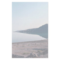 View of Dead Sea from north side, Israel Personalized Stationery