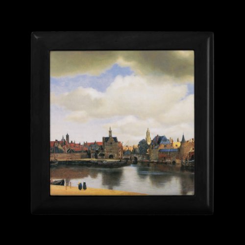 View of Delft by Johannes Vermeer Keepsake Boxes