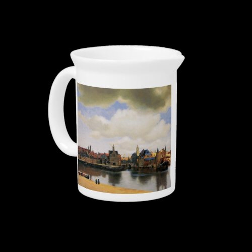 View of Delft by Johannes Vermeer Pitchers