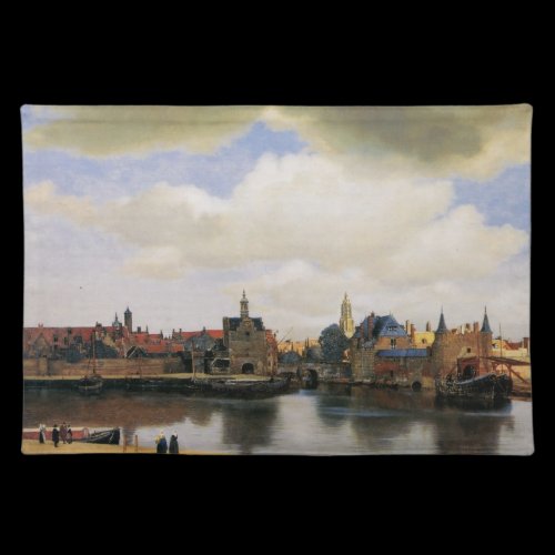 View of Delft by Johannes Vermeer Placemats