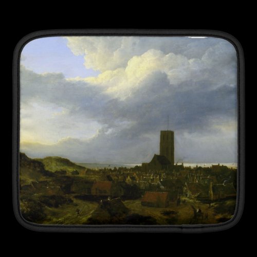 View of egmond by Jacob Ruisdael Sleeve For Ipads